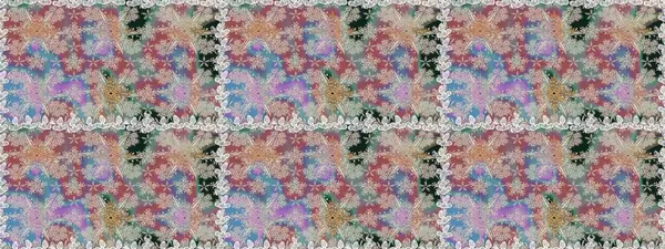 Kızılderili desenli desenli desenli şal deseni. Tekstil, tebrik kartı, boyama kitabı, telefon kılıfı baskısı için kullanılabilir. Raster Henna dövme stili. Etnik Mandala süsü.