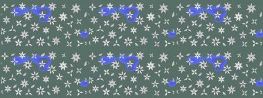 Raster illüstrasyonu. 3D çiçekler, eskiz. Tarafsız renklerde.