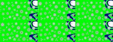 Güzel suluboya yaz çiçekleri deseni..