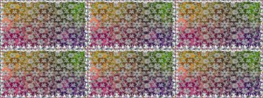 Çiçekler suluboya seamless modeli. Raster şık kumaş deseni.