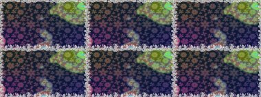 Raster illüstrasyonu. Güzel kumaş deseni. Bahar çiçekli, dikişsiz çiçek deseni..