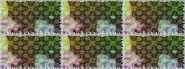 Çiçek deseni. Raster Illustrasyon. Çiçeksiz arka plan. Şatafatlı bahar bahçesi dokusu.