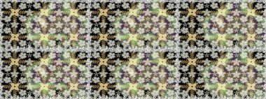 Renkli Yaz Temalı Kusursuz Arkaplan. Düz Çiçek Elementleri Tasarımı. Sevimli çiçek raster deseni. Tarafsız renklerde çiçekler.