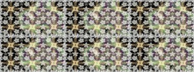 Etnik Mandala süsü. Raster Henna dövme stili. Tekstil, tebrik kartı, boyama kitabı, telefon kılıfı baskısı için kullanılabilir. Hint çiçekli desenli şal desenli..