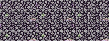 Sketch Colour Spring Theme eskiz kalıbı. Gri renkli çiçekler. Düz Çiçek Elementleri Tasarımı. Sevimli çiçek raster deseni.