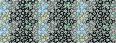 Ağaç dallı bahar çiçekleri ile desen, çiçek silueti ile gri renkler. Raster deseni.