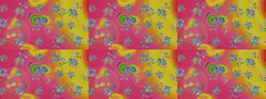 Fantezi çiçekli eskiz deseni, doğal duvar kağıdı, çiçek desenli kıvrım çizimi. Paisley el çizimi elementler. Ev dekoru.