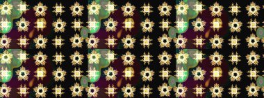 Eski usul. Tomurcukları çiçek olan sevimli bir çiçek deseni. Kumaş, tekstil, duvar kağıdı baskısı için. Raster illüstrasyonu. Eskiz geçmişi. Raster..