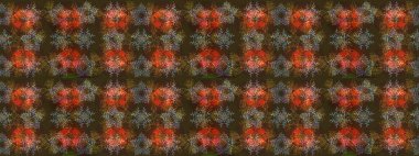 Güzel suluboya yaz çiçekleri deseni..