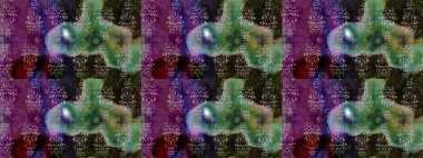 Güzel kumaş deseni. Bahar çiçekleriyle güzel bir çiçek deseni çizmişsin. Raster illüstrasyonu.