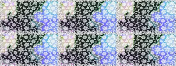 Gri renkli çiçekler. Çiçek süsü ile kusursuz desen. Raster illüstrasyonu.