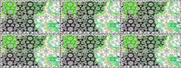 Süslü kumaş deseni. Düz Çiçek Elementleri Tasarımı. Raster illüstrasyonunda kusursuz çiçek deseni. Renkli Bahar Teması Kusursuz Arkaplan.