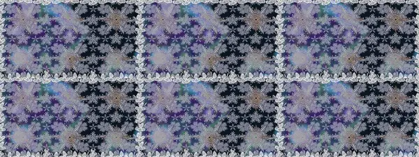 Gri renklere karalamalar çizen kusursuz çiçek deseni. Raster illüstrasyonu.