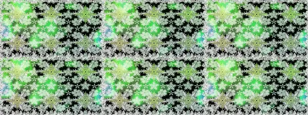 Çiçeksiz desenli, suluboya elle çizilmiş elementler. Parlak renkli fantezi çiçekleri, yapraklar, yeşil renkli tomurcuklar.