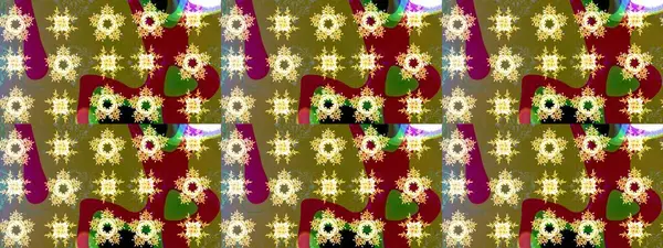 Raster illüstrasyonu. Suluboya çiçekli çiçek deseni. Kahverengi renkli güzel tekstil.