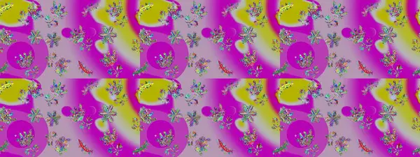 Kar tanelerinin soyut arkaplanlı Noel şablonu. Tarafsız, morumsu ve mor kar taneleri. Raster illüstrasyonu. Renkler. Noel ve Yeni Yıl moda baskıları için tatil tasarımı.