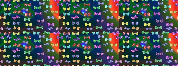Tekstil, duvar kâğıtları, web sayfası arkaplanları ve yüzey dokuları için mükemmel. Raster illüstrasyonu. Tropikal temalı kelebek deseni. Mavi renkte sevimli kelebek çizim deseni.