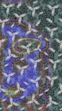 Modern stil dokusu. Çiçek desenli raster, nötr çizgi grafik deseni soyut raster arkaplan.