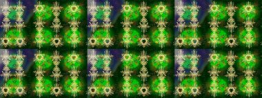 Arabesk ve çiçek öğeleri ile oryantal raster desen. Geleneksel klasik süs. Arabesk ile Vintage desen.