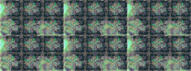 Pürüzsüz desenli, mavi renkli parlak çiçekli halı..