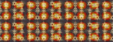 Noel süsleri ve Noel süsleri. Raster Noel soyut renkli arkaplan ve düşen kar tanesi.