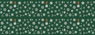 Çiçek tasarımı için inanılmaz bir kolaj cenneti tarzı. Parlak çiçekli kolaj çiçekleri yeşildir. Çiçekli zambaklar eskiz arka planı.