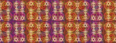 Raster illüstrasyonu. Çiçek Elementleri 'nin soyut geçmişi. Raster kış deseni. Kahverengi, pembe ve mor renkler üzerine tasarım.