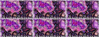 Halk tarzı. Moda baskıları için zarif bir şablon. Parlak renkli çiçekleri ve siyah yaprakları olan, kusursuz çiçek desenleri. Modern çiçek arkaplanı.