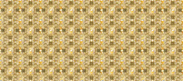 Oriental raster klasik bej, sarı, nötr ve altın desenli. Kusursuz soyut bir arkaplan. Raster illüstrasyonu.