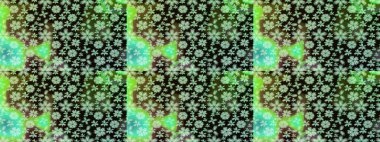 Küçük çiçekte güzel bir desen. Robot resim. Motley illüstrasyonu. Moda baskıları için zarif bir şablon. Küçük renkli çiçekler. Çiçekli yaz çiçekleri.