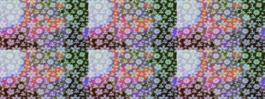 Tekstil, kumaş, ambalaj, hatıra defteri için hoş bir çiçek arkaplanı. Tarafsız bir arkaplanda. Çocuksu tasarım. Elle çizilmiş karalama çiçekleri ile Raster çizim deseni.