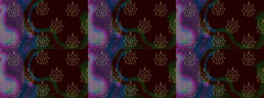 Robot resim. Moda baskıları için zarif bir şablon. Küçük çiçekte güzel bir desen. Çiçekli bahar çiçekleri. Küçük renkli çiçekler. Motley illüstrasyonu.