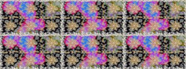 Süslü raster dekorasyonu. Gri renkli ve altın elementli altın desenli. Barok tarzında duvar kağıdı tasarımı için kusursuz damaske deseni arkaplanı.