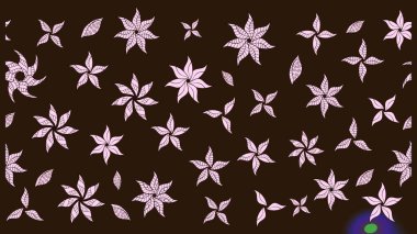 Tony 'nin kumaş kalıbını çiz. Modaya uygun kumaş deseni. Raster illüstrasyonu. Küçük çiçekte sevimli çiçek deseni var..