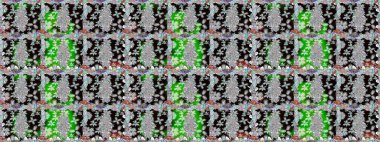 Kusursuz. Raster illüstrasyonu. Şirin çiçek elementleri. Tarafsız renklerde çiçekler.