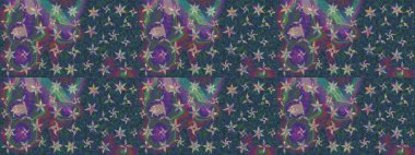 Kar tanelerinin soyut arkaplanlı Noel arkaplanı. Raster illüstrasyonu. Güzel tasarım. Noel için tatil tasarımı, yeni yıl moda baskıları. Mavi ve mor kar taneleri.