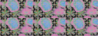 Parlak çiçekli kolaj çiçekleri gridir. Çiçek tasarımı için inanılmaz bir kolaj cenneti tarzı. Çiçekli zambaklar dikişsiz arkaplan.