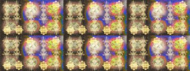 Raster kahverengisi, nötr ve bej kar tanelerinden izole edilmiş. Güzel bir kış süsü. Kar taneleri koleksiyonu. Raster illüstrasyonu.