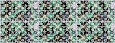 Tarafsız renklerde çiçekler. Düz Çiçek Elementleri Tasarımı. Sevimli çiçek raster deseni. Renkli Yaz Temalı Kusursuz Arkaplan.