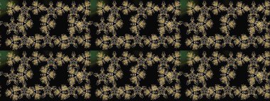 Bokeh siyahı, kahverengisi, sarısı ve kar taneleri olan dekoratif Noel arkaplanı. Raster illüstrasyonu.