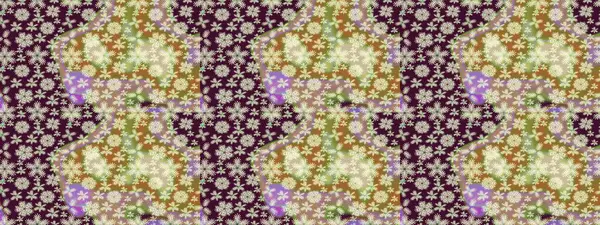 Renkli Bahar Teması eskiz kalıbı. Raster illüstrasyonu. Asya tekstil tarzında. Çiçek desenli çizim. Düz Çiçek Elementleri Tasarımı. Güzel kumaş deseni.