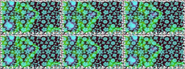 Çiçekli zambaklar kusursuz bir arka plan. Çiçek tasarımı için inanılmaz bir kolaj cenneti tarzı. Parlak çiçekli kolaj çiçekleri mavi.