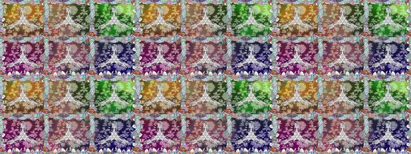 Raster suluboya çiçek deseni, narin çiçekler, tarafsız çiçekler, tebrik kartı şablonu. Raster Güzel kumaş deseni.