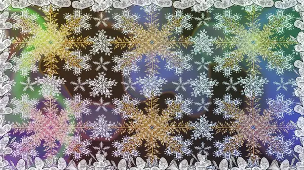 Gri renklerdeki altın elementler. Çiçek deseni. Kusursuz raster arka plan. Duvar kâğıdı barok, İspanyol kumaşı. Şekil grafik deseni.