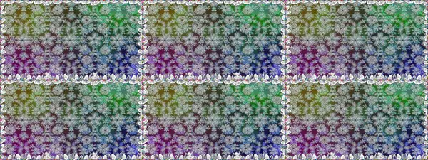 Kusursuz çiçek deseni duvar kâğıdı olarak kullanılabilir. Raster illüstrasyonu. Gri renkli çiçekler.