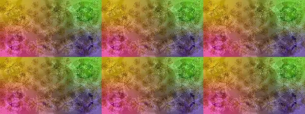 Renkli elementlerle Raster ilginç desen