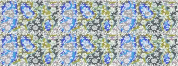 Suluboya etkisi. Organik elementler. Botanik kusursuz desen. Raster deseni.