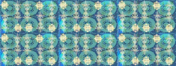 Raster illüstrasyonu. Mavi, nötr ve yeşil renklerde kristal kar taneleri.