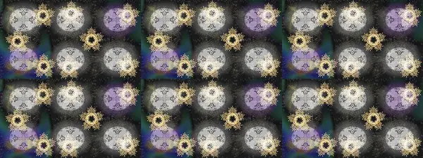 Raster grisi, nötr ve kahverengi kar taneleri var. Güzel bir kış süsü. Kar taneleri koleksiyonu. Raster illüstrasyonu.