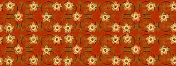 Folk Style. Lace Snowflakes 'in etnik kökü. Stilize Çiçekler. Raster illüstrasyonu. Kumaş veya Duvar Kağıdı Tasarımı. Tekstil için Lacy Fashion Print. Mandalas Dekoratif Doku Arkaplanı.